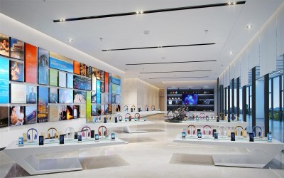 现代手机专卖店3D模型下载